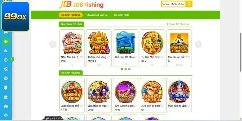 Bắn Cá 99OK là một trong những sảnh game đổi thưởng hấp dẫn
